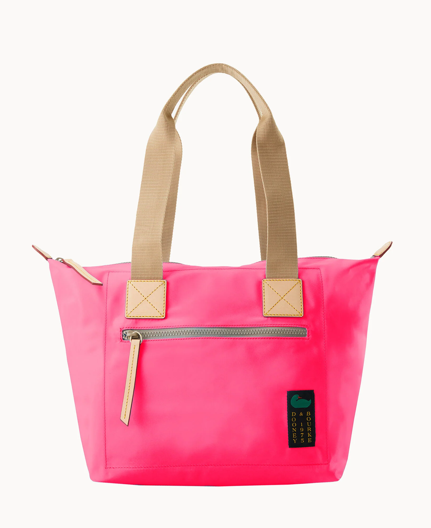 Nylon Front Zip Tote - Image 111