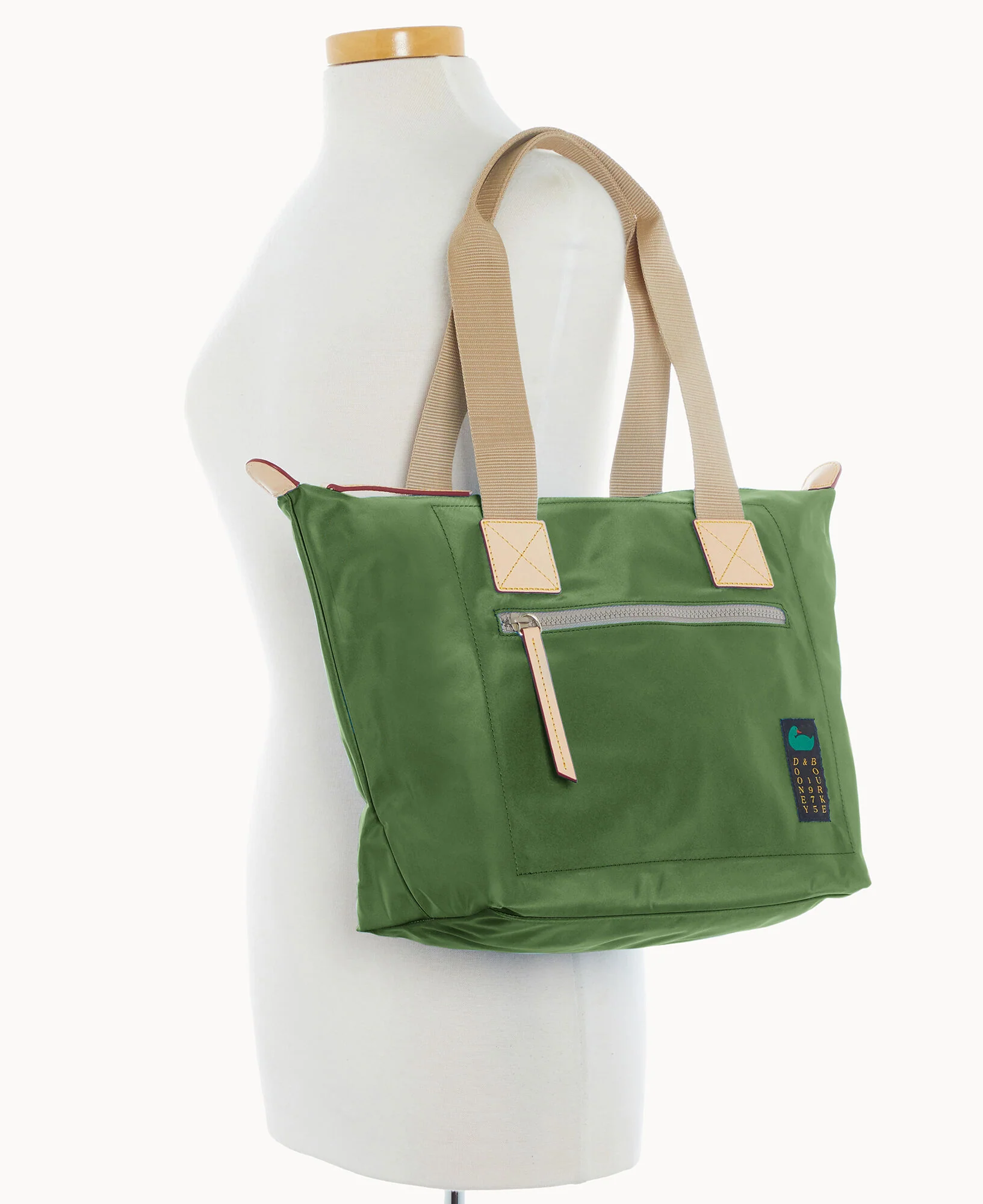 Nylon Front Zip Tote - Image 35
