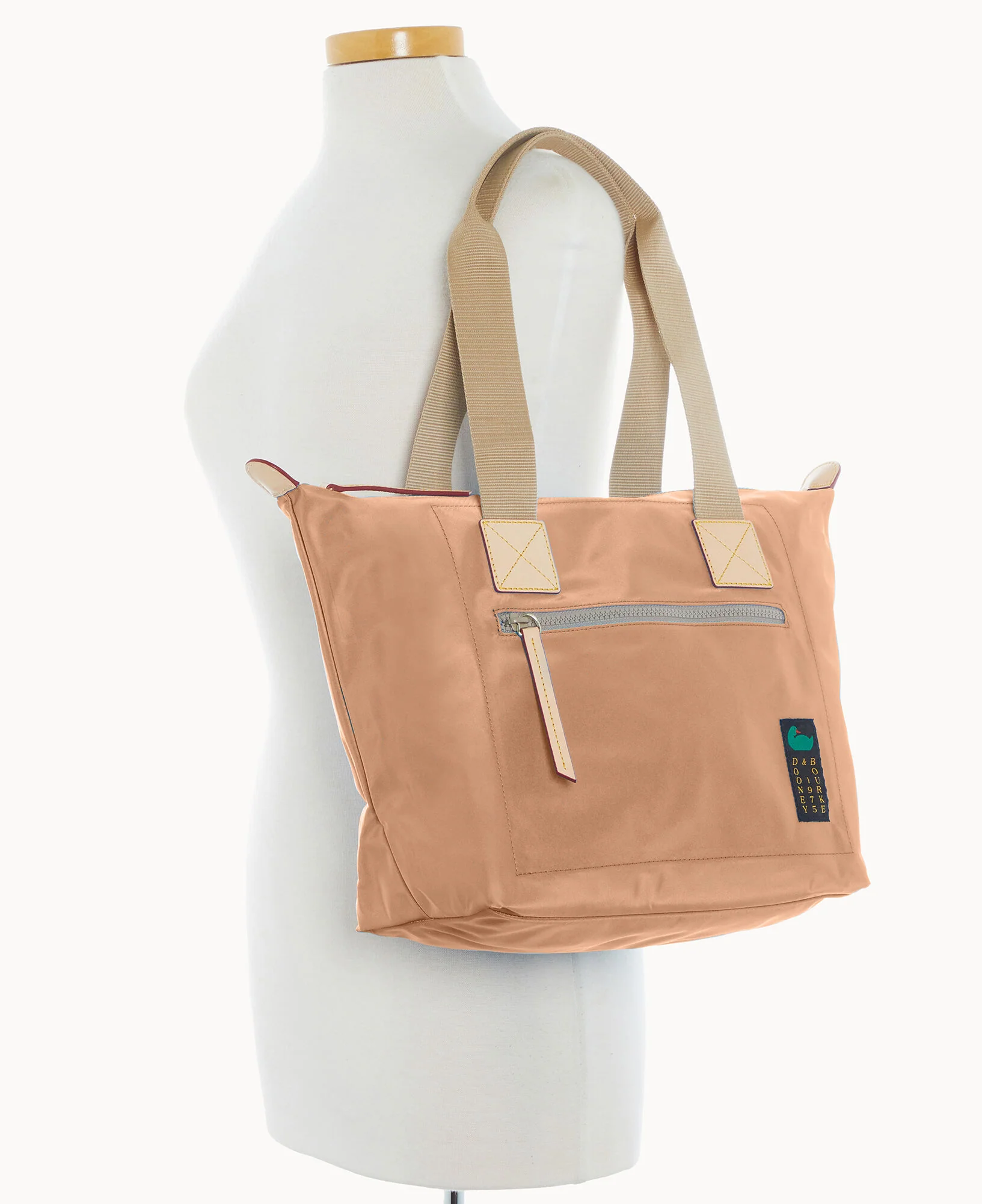 Nylon Front Zip Tote - Image 75